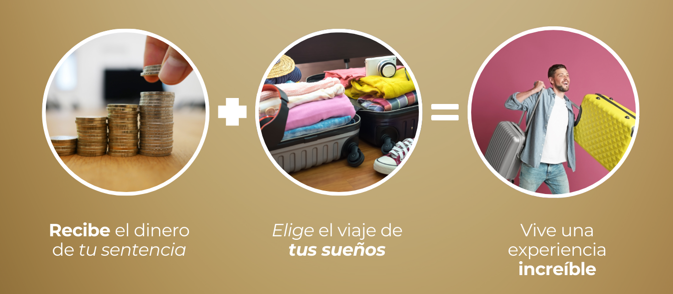 El Combo Perfecto Existe! Compra de Sentencias + Viaje Soñado = Vive una Experiencia Increíble