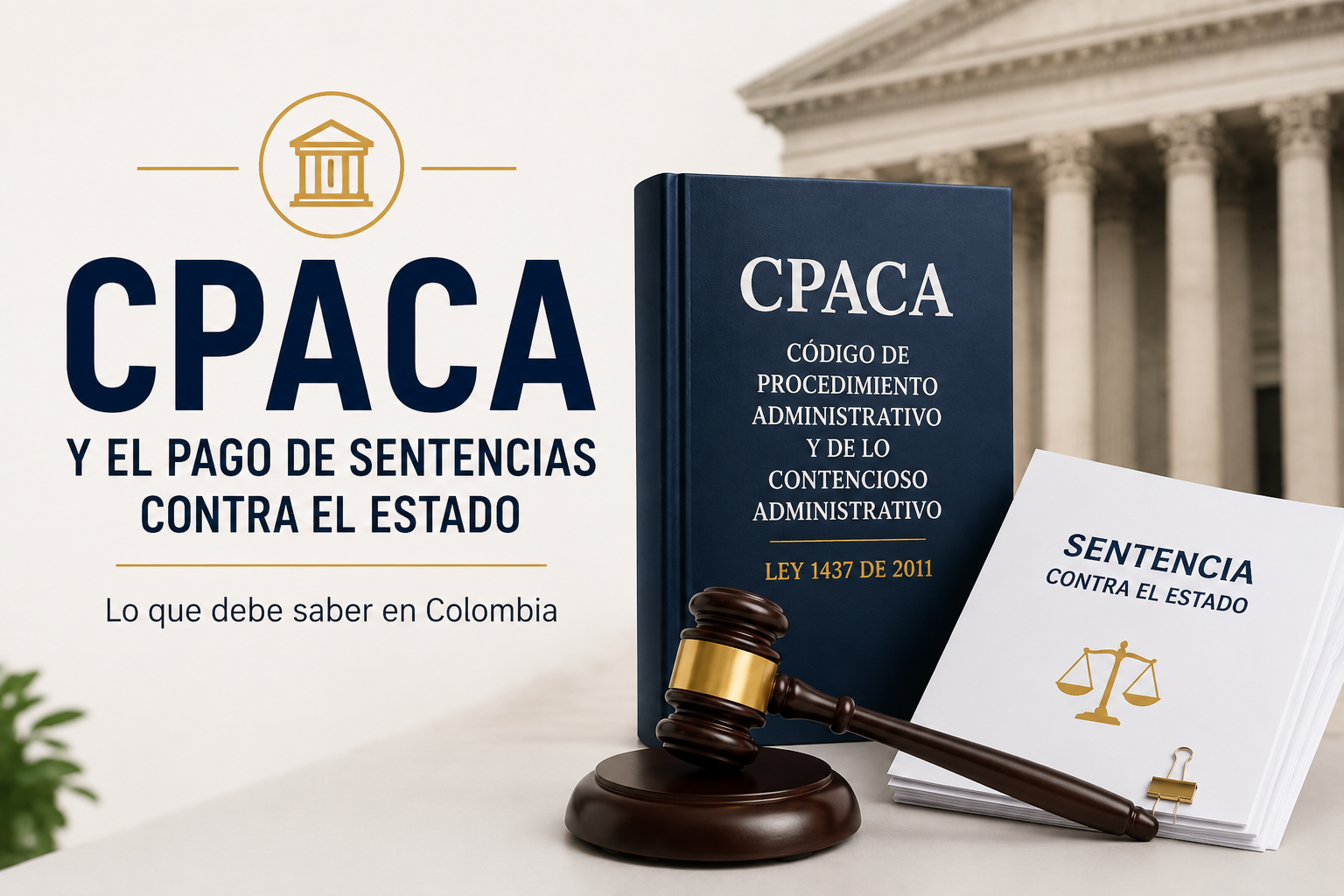¿Qué es el CPACA y cómo regula el pago de sentencias contra el Estado en Colombia?