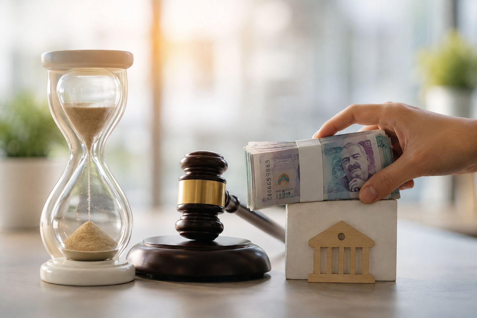 ¿Puedo recibir dinero por mi sentencia antes de que pague el Estado?