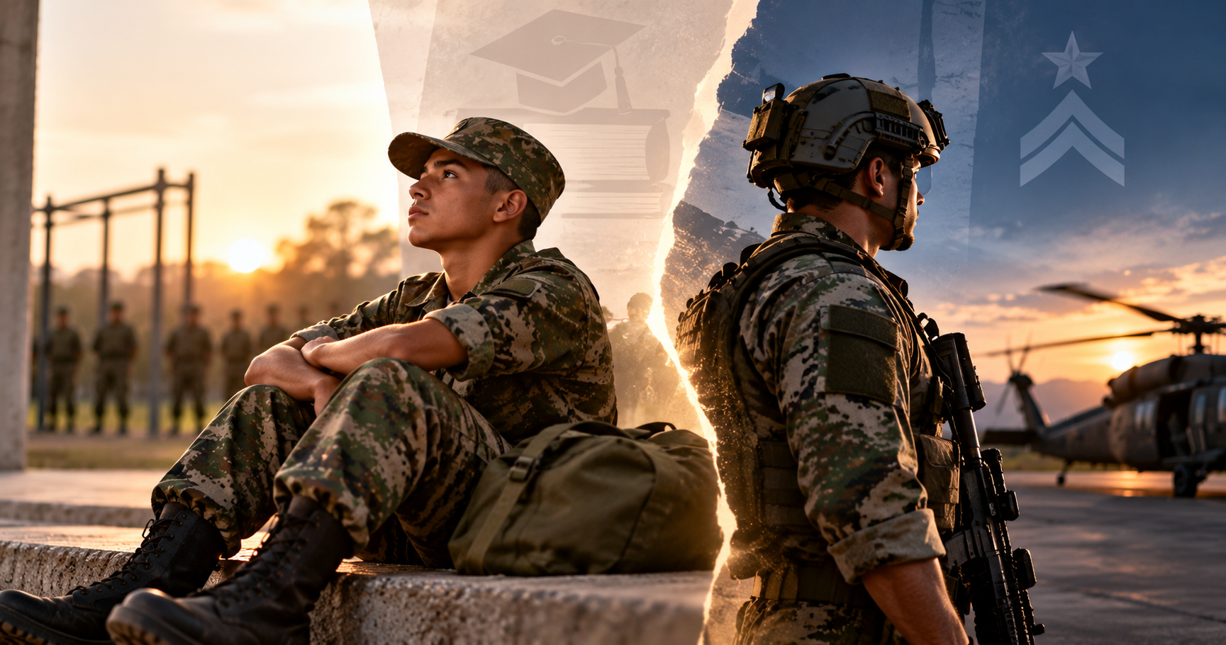 ¿Por qué cambia la reparación entre soldado conscripto y profesional?